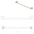 Eternal Single Towel Rail 600mm Chrome [294946]