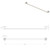 Eternal Single Towel Rail 900mm Brush Nickel [294921]