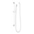 Soul Slimline Handshower on Rail White [295713]