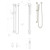 Soul Slimline Handshower on Rail White [295713]
