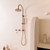 Soul Goosneck Twin Shower Set Brush Copper [295775]