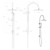 Soul Goosneck Twin Shower Set Chrome [295710]