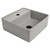 Venezia Square Countertop Basin 350X350 Ash with Black Pop-Up 1TH [290569]