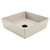 Venezia Square Countertop Basin 380 x 380 Sand with Black Pop-Up Waste 0 Tap Holes [290577]