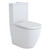 Koko Rimless P Trap Back-to-Wall Suite with Quick Release Soft Close Seat Gloss White [168943]