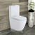 Koko Rimless P Trap Back-to-Wall Suite with Quick Release Soft Close Seat Gloss White [168943]