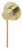 Vivid Slimline Shower Wall Mixer with Extended Lever Brushed Gold [295935]