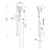 Oxley Rail Shower Brushed Gold [296014]
