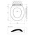 Caravelle Toilet Seat Soft Close Quick Release Plastic Hinge White [139807]