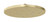 LuxeXP Shower Rose 250mm Round Brushed Gold [296159]