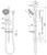 Vivid Hand Shower on Rail 5Star Brushed Nickel [150361]