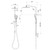 Ormond Twin Shower  Brushed Carbon [296430]