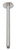 Vivid Ceiling Drop Down Round Shower Arm 313mm Brushed Nickel [150363]