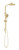 Oxley Twin Shower Brushed Gold [296438]