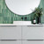 Corrida Round Semi-Inset Basin 430mm White Gloss 0 Tap Holes [294709]