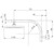Vivid High-Rise Shower Arm & Round Rose 230mm 3Star Chrome [150451]