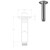 Eternal Shower Dropper 100mm Brush Brass [296129]