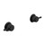 Eternal Wall Top Assembly Pair Matte Black [295862]