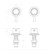 Eternal Wall Top Assembly Pair Brushed Brass [295863]