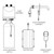Trim Kit Liano II Sensor Wall Mounted Soap Dispenser Brushed Nickel [294652]