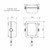 Urbane II Sensor 220mm Wall Outlet Trim Kit Brushed Nickel [294703]