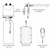 Trim Kit Urbane II Sensor Wall Mounted Soap Dispenser Chrome [294641]