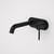 Liano II Wash Basin/Bath Mixer Round Cover Plate 175mm Matte Black Lead Free [296090]
