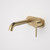 Liano II Wash Basin/Bath Mixer Round Cover Plate 175mm Brushed Brass Lead Free [296080]