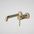 Round Cover Plates Liano II Wash Basin/Bath Trim Kit x2 175mm Brushed Brass Lead Free [296008]