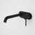 Liano II Wash Basin or Bath Mixer Round Cover Plate 210mm Matte Black Lead Free [295955]