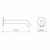 Liano II Basin/Bath Outlet 210mm Round Cover Plate Chrome Lead Free [295961]