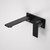 Urbane II Wash Basin/Bath Mixer Rectangle Cover Plate 180mm Matte Black Lead Free [295938]