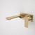Urbane II Wash Basin/Bath Mixer Rectangle Cover Plate 180mm Brushed Brass Lead Free [295922]