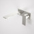 Urbane II Wash Basin/Bath Mixer Rectangle Cover Plate 180mm Brushed Nickel Lead Free [296223]