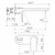 Urbane II Wash Basin/Bath Mixer Round Cover Plate 220mm Gunmetal Lead Free [295965]