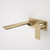 Urbane II Wash Basin/Bath Mixer Rectangle Cover Plate 220mm Brushed Brass Lead Free [295931]