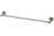 Radii Towel Rail Single 600mm Round Plate Brushed Nickel [151459]
