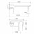 Urbane II Wash Basin/Bath Trim Kit Round Cover Plate 220mm Matte Black Lead Free [296070]