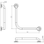 Care Grab Rail 90 Degree 450 x 450mm Polished Stainless Steel [291504]