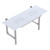 Care Folding Shower Seat 960 x 400mm Brushed Stainless Steel [291511]