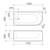 Origin 1700 Left Corner Right Curve Bath [296825]