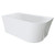 Chloe Right-Hand Acrylic Corner Bath 1400mm Gloss White [271393]