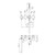 Kara Progressive Shower System Separate Plate With Spout 230mm Matte Black [297161]