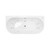 Alegra Contour 1500 Back-to-Wall Freestanding Spa Bath [297369]