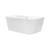 Alegra Contour 1700 Back-to-Wall Freestanding Spa Bath [297370]