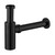 Round Bottle Trap Adjustable Black [295497]