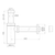 Round Bottle Trap Adjustable Black [295497]