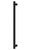 Heated Towel Rail Round 800mm Matte Black [296735]