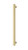 Heated Towel Rail Square 600mm Brushed gold [296769]