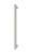 Heated Towel Rail Square 600mm Brushed Nickel [296736]
